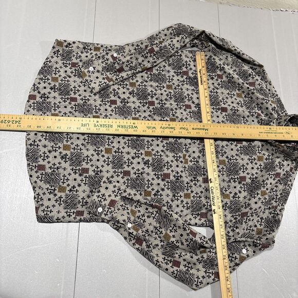 ABOY Men’s XXL Button Down Long Sleeve Shirt Geometric Paisley Rare - Picture 9 of 16